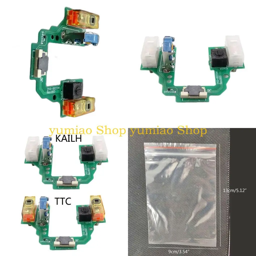 587B Welded for GPROX Superlight Mouse Micro Switches Button Board Replacement