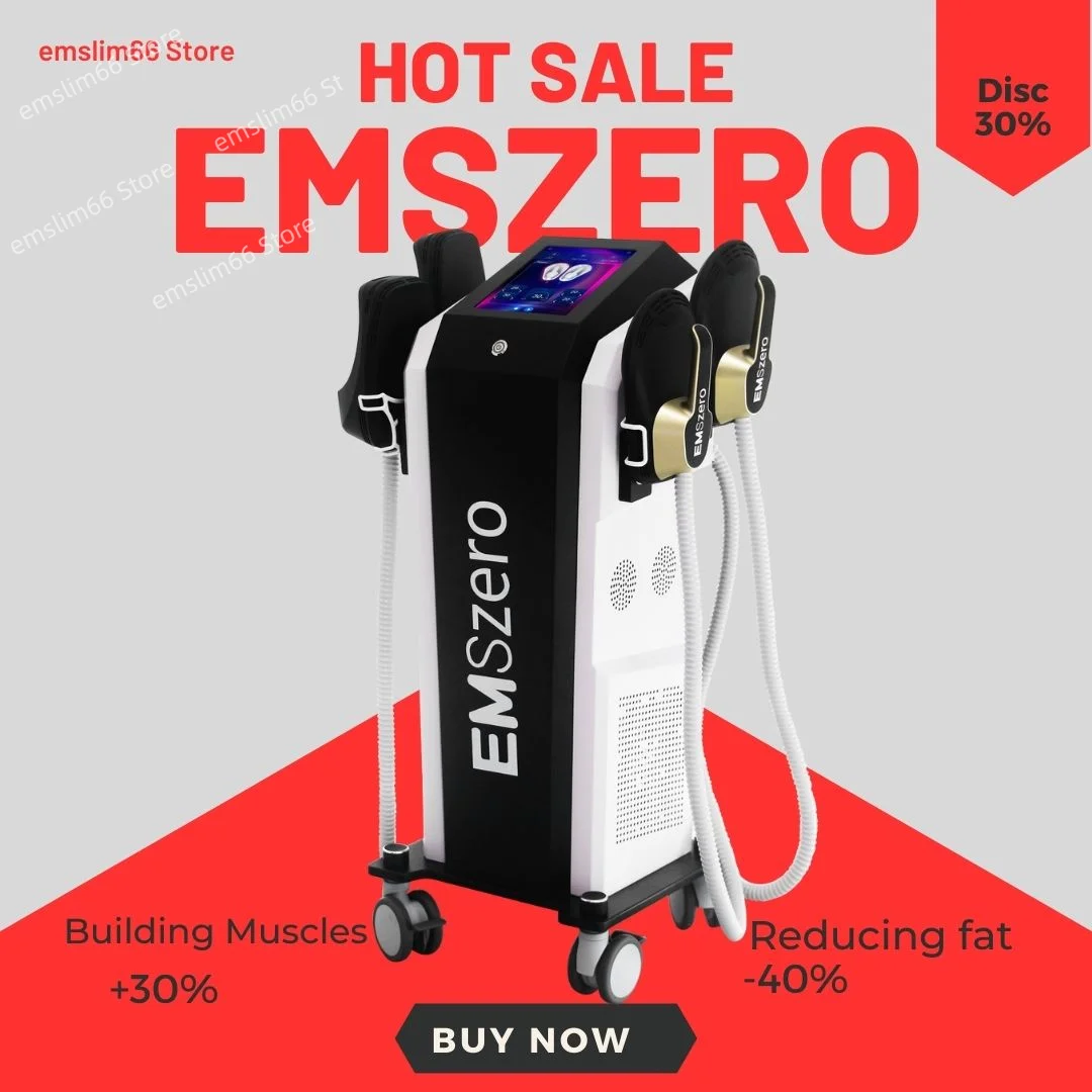 

Professional EMSzero Body Sculpt Machine EMS Slimming Muscle Stimulation Lose Weight Therapy 5 Handle Pelvic Buttock Beauty