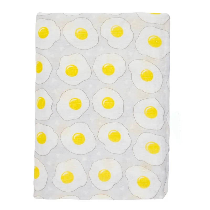 

Egg 100% Cotton Soft Baby Muslin Blanket 47x47 Inch Breathable Swaddling Receiving Blanket for Newborn Infant, Perfect