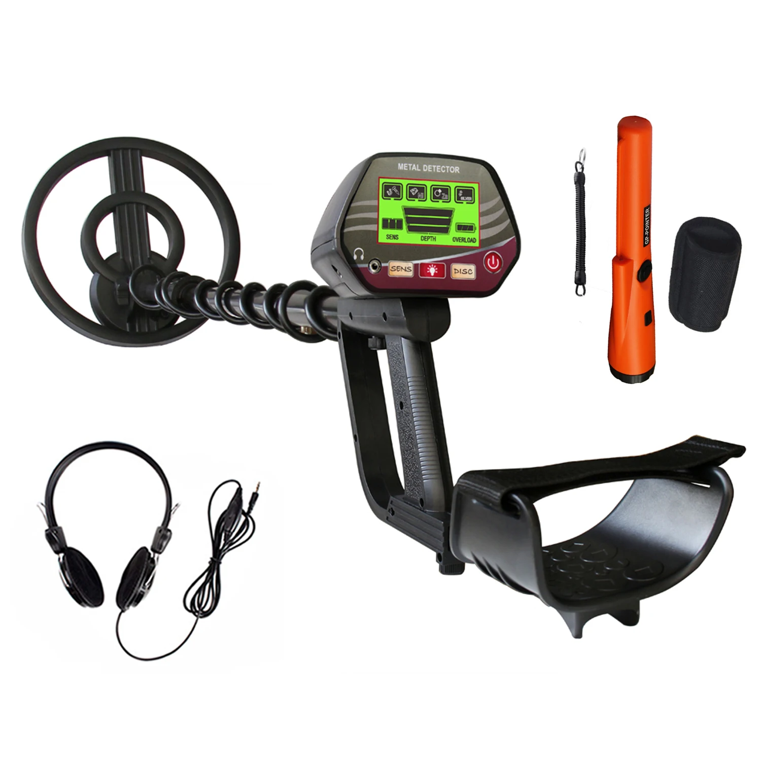 Metal Detector Underground Gold Detector Waterproof Search Coil Seeker Treasure