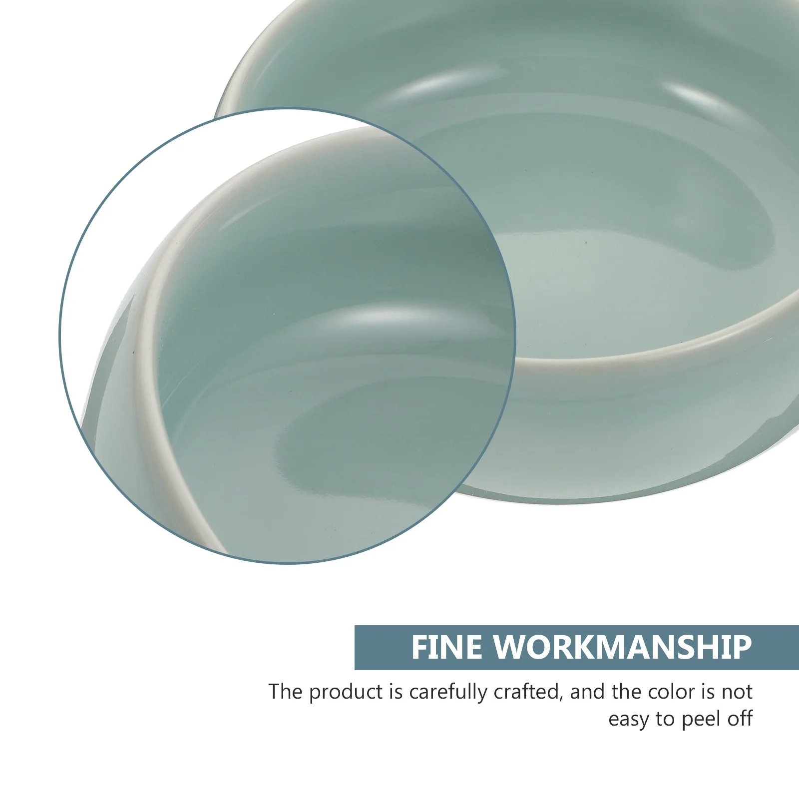 1Pcs Porcelain Ink Brush Washer Ceramic Durable Ink Pool Tray Home Sumi Brush Washing Calligraphy Dish Home Sumi-Brush Washer