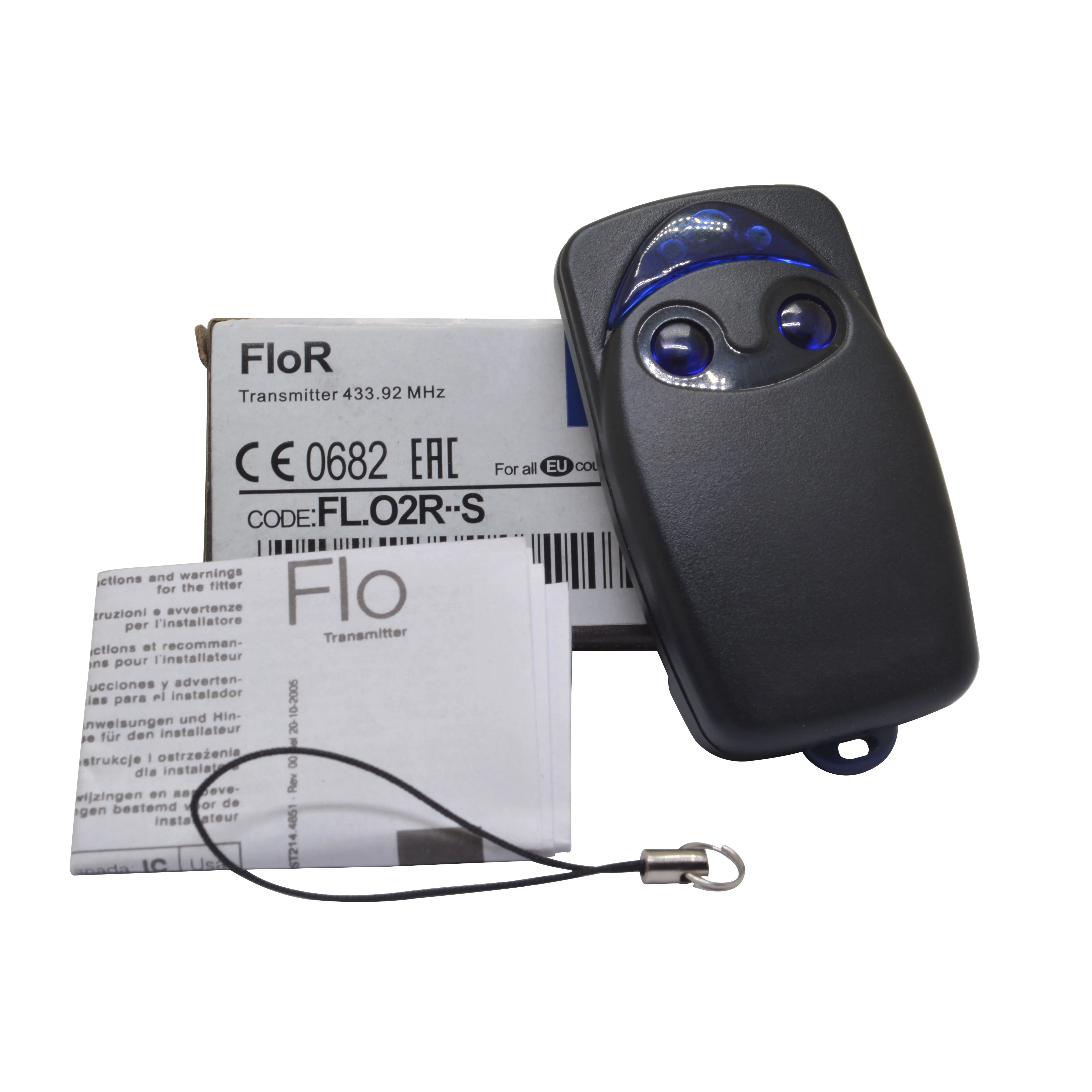 FLORS FLO2RS FLO4RS FLO2RE FLO4RE ERA ONE INTI O4 ON2 ON4 ON2E ON4E Garage Door Remote Control 433.92MHz Rolling Code