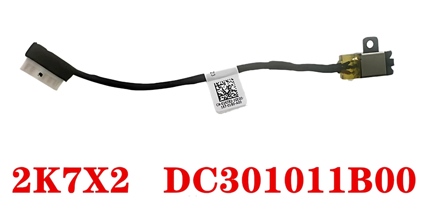 

Genuine DC-IN Power Cable for Dell Inspiron 5570 5575 5770 5775 P35E P75F | Part No.: DC301011B00, 02K7X2, 2K7X2