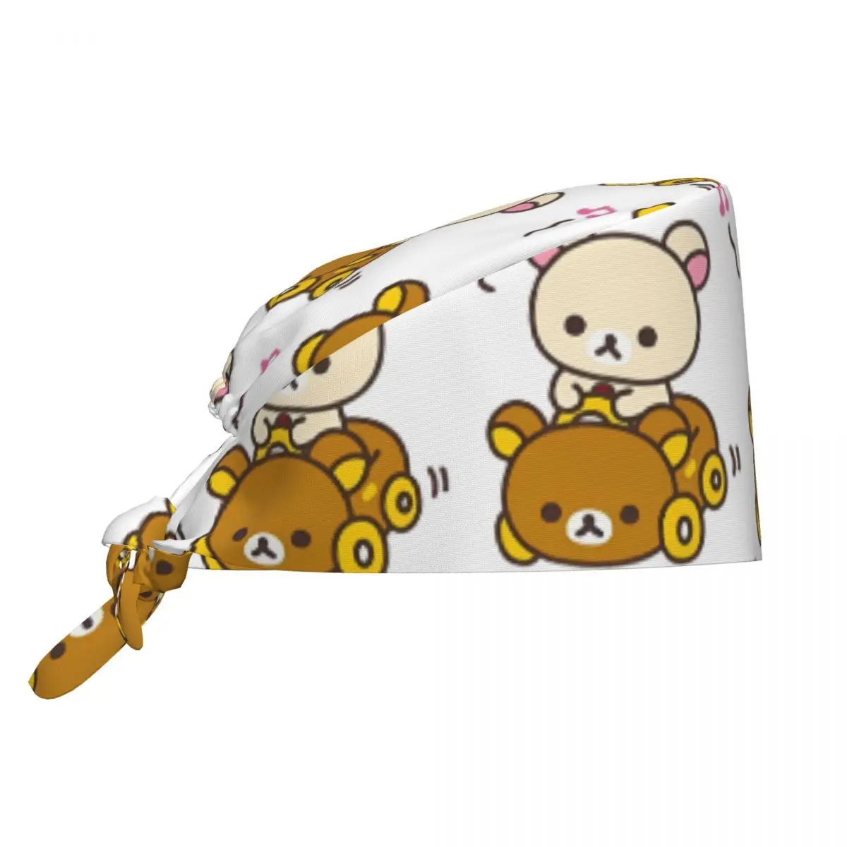 Car Drive Rilakkuma Esfoliante Caps Moda Laboratório Chirurgião Boné Cirúrgico Unissex Laboratório Médico Spa Bonés de Trabalho Chapéu