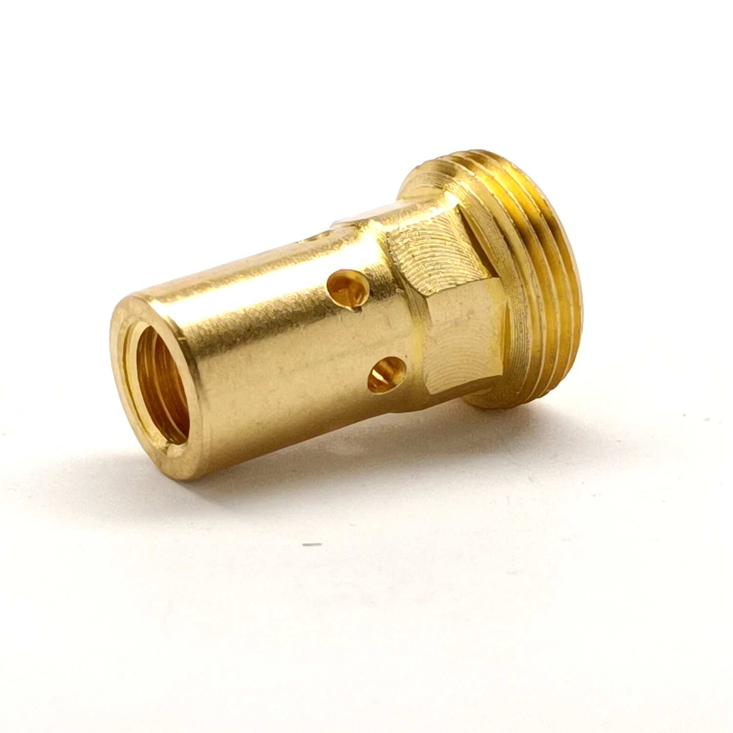 5 Pieces 142.0022 MB 401 501 401D 501D Mig Torch Gun M8 Tip Holder Adapter Gas Diffuser Water Cooled 500A Brass Red Copper