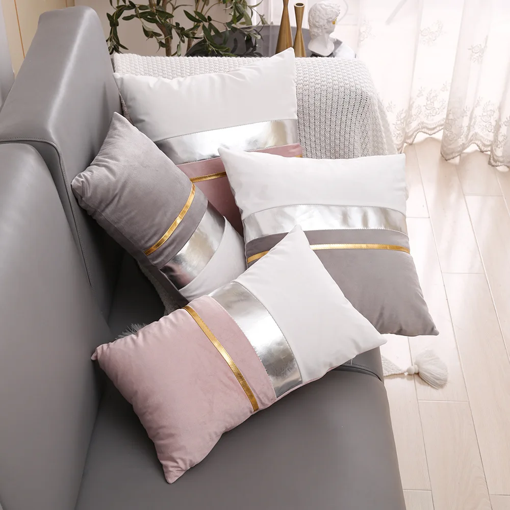 Chinese-style Cushion Sofa Living Room Headboard Backrest Chinese-style Pillow Cover With Core And Waist Support New Chinese