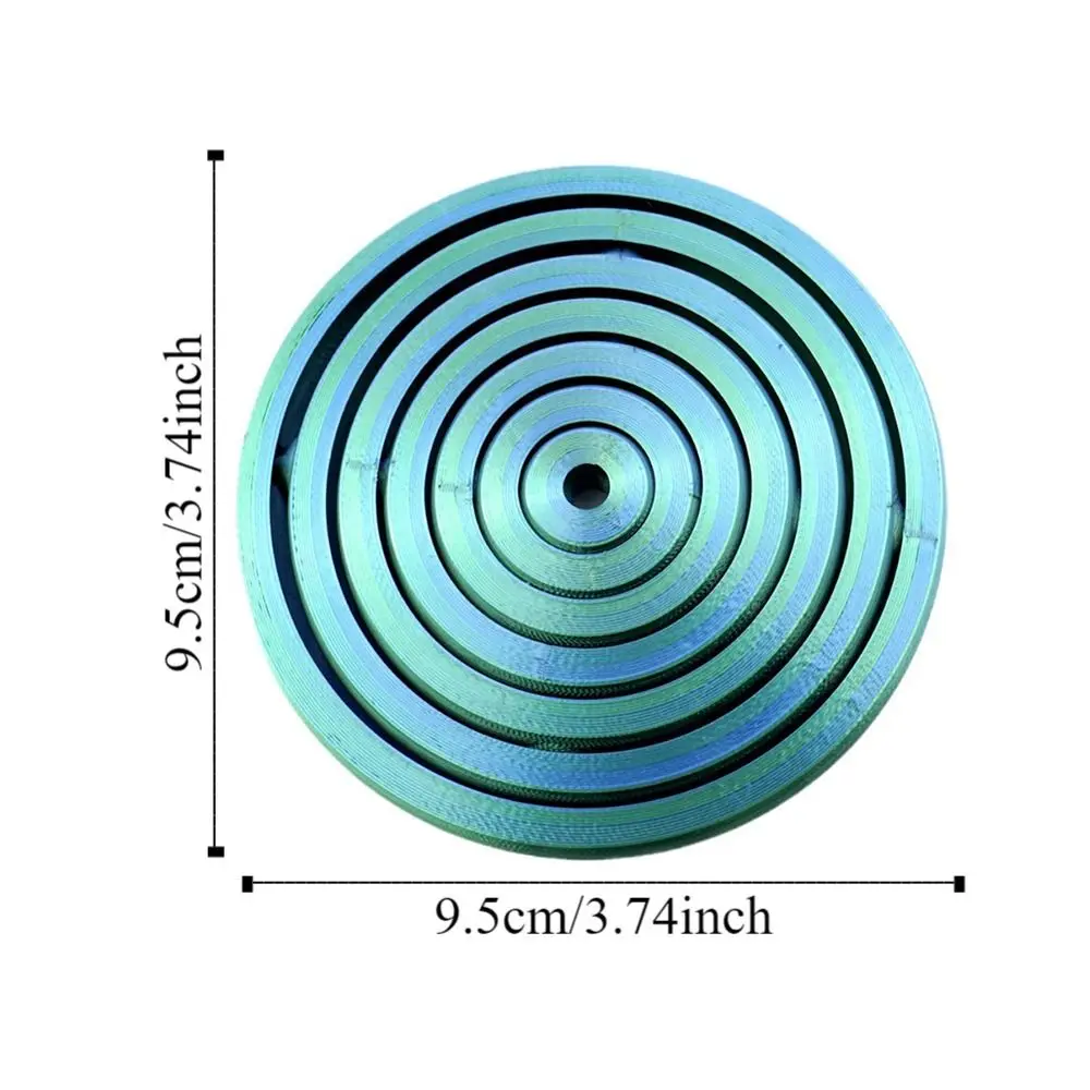 3D 인쇄 라운드 회전 장난감 AntiAnxiety 휴대용 프랙탈 Fidget 디스크 재미 있은 코스터 감압 장난감 어린이/성인