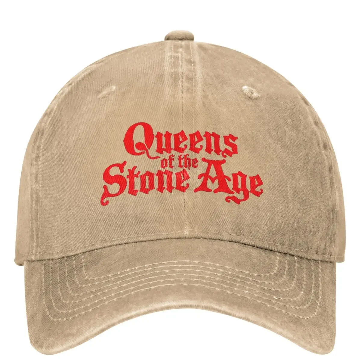 Queens Of Stone Age Washed Baseball Cap Rock Casual Trucker Hat Summer Female Male Tennis Skate Sunshade Baseball Caps