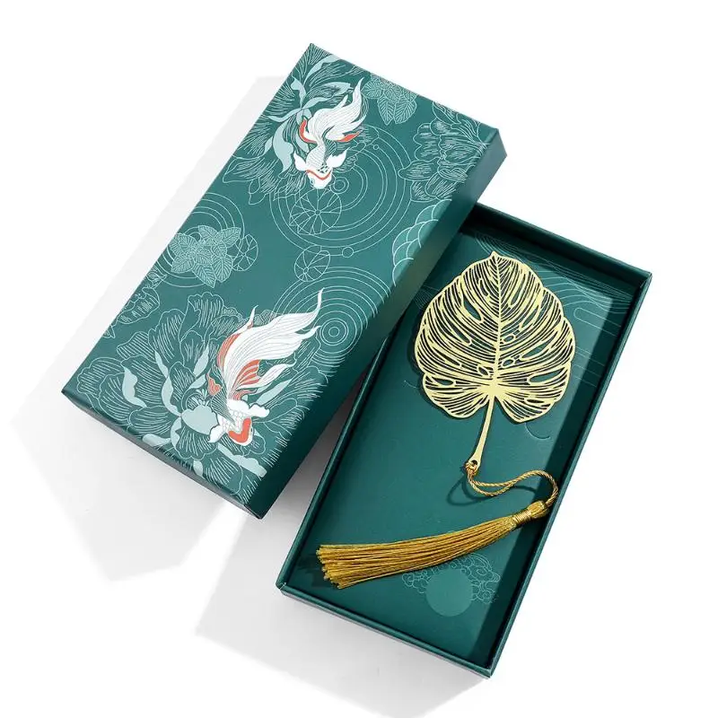 Chinese Style Handmade Book Mark Golden Lotus Sunflower Bookmarks Reading Marker for Book Lover Gifts for Friend