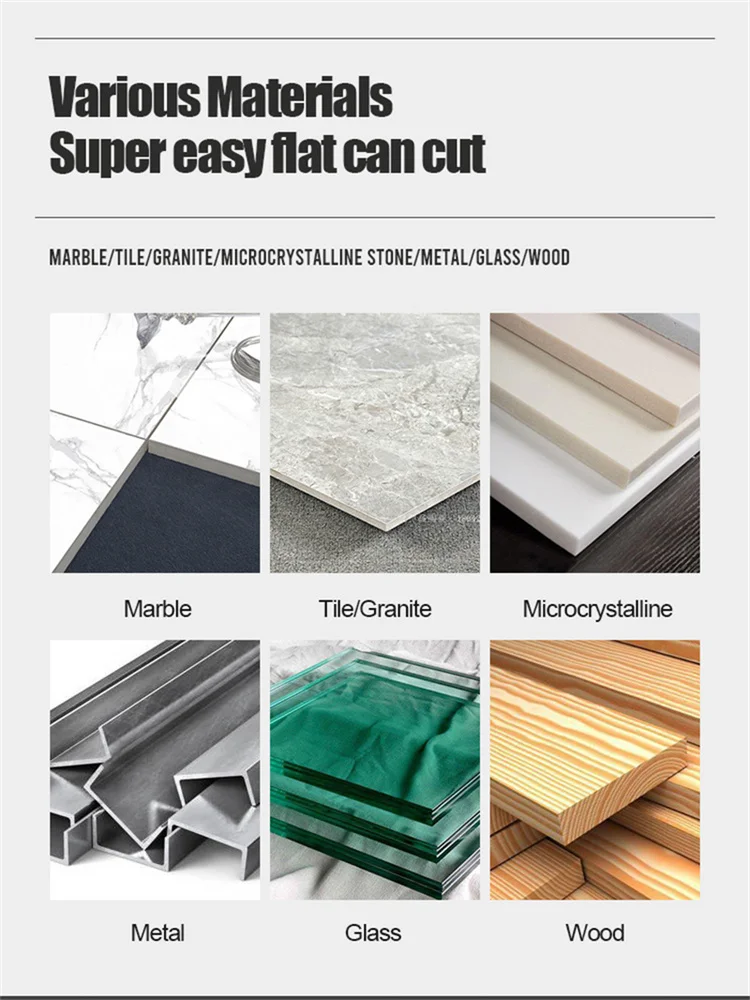 Automatic Tile Cutting Machine Desktop Tile Cutting Machine Water Jet Stone Chamfering Straight Cutting Machine