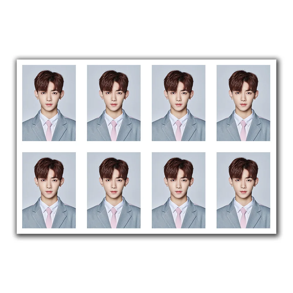 KPOP ZB1 One-Inch ID Photo Card ZEROBASEONE Wallet Photocard BOYS PLANET One-Inch Photo ZhangHao Ricky HanBin Matthew Fans Gifts