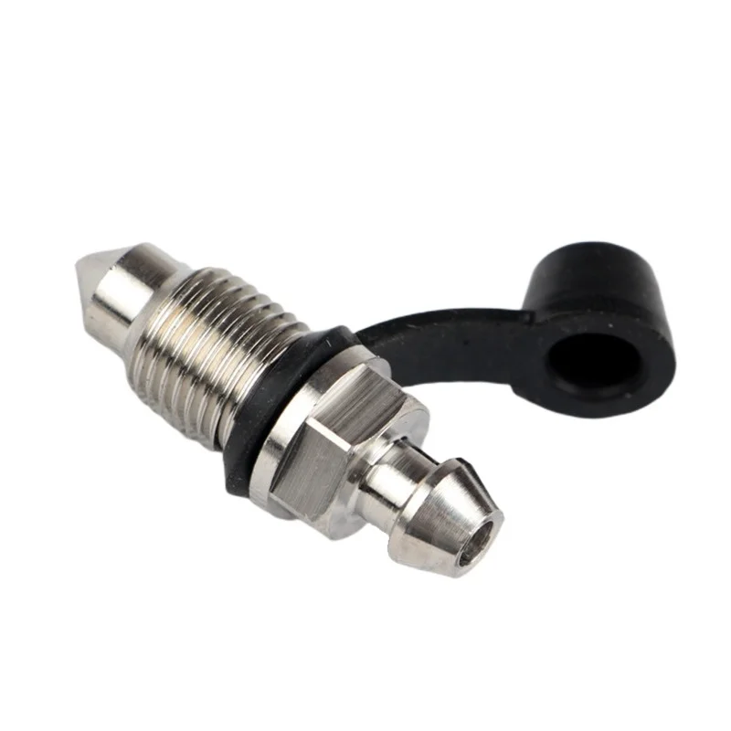 1 Pieces Motorcycle Air Bleed Screw M10*1.25MM / 1.0MM 304 Stainless Steel Air Bleed Screw 1PCS