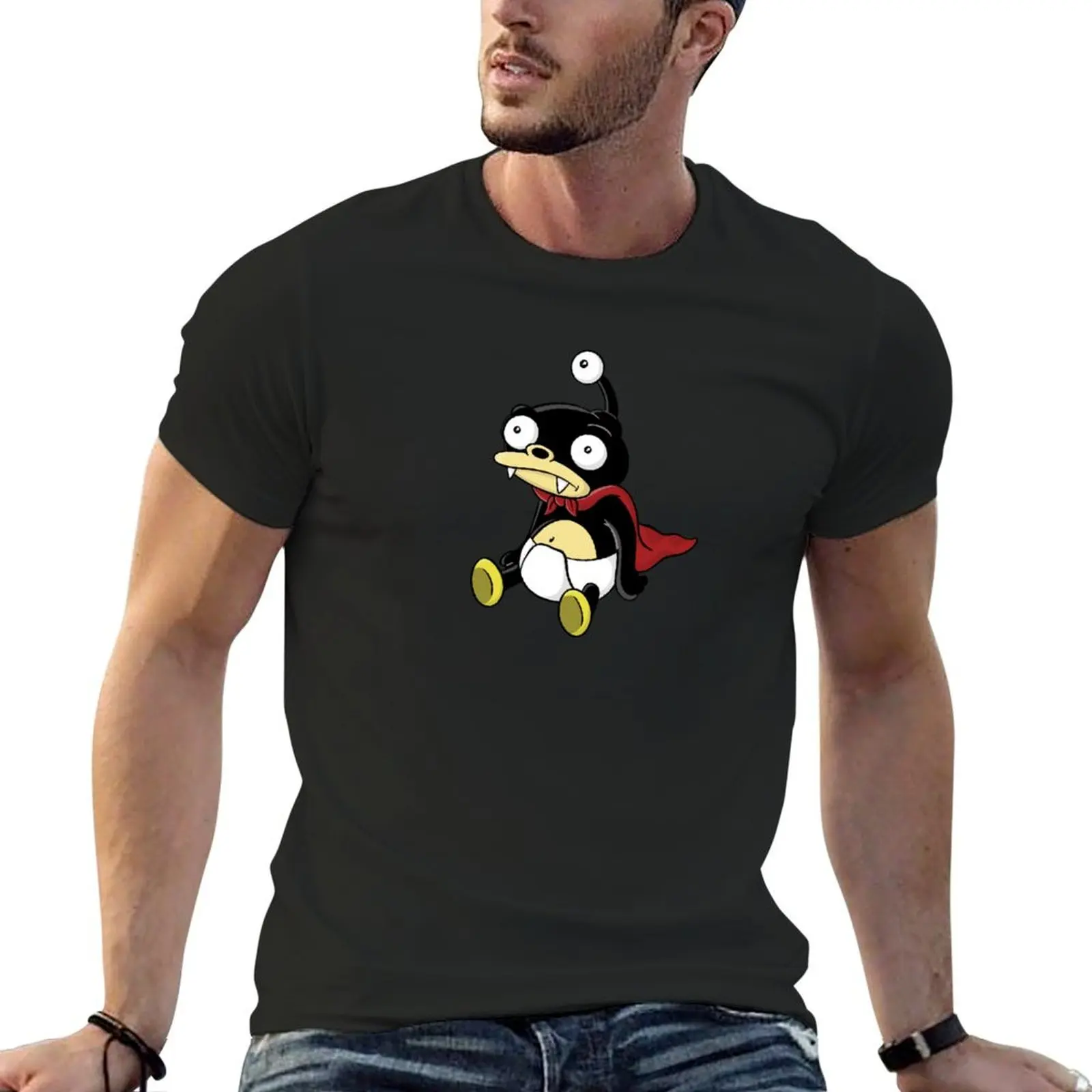 Nibbler T-Shirt anime t shirts basketball graphic tees oversizeds plain black t shirts men