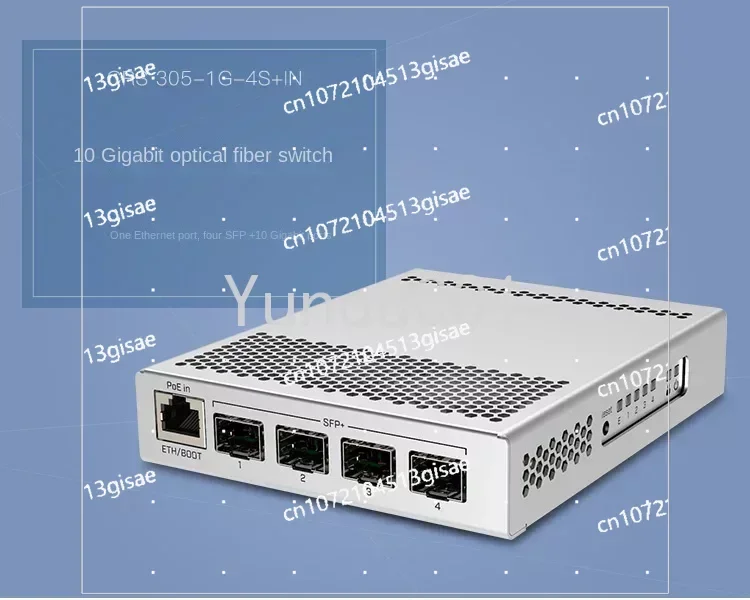 MikroTik CRS305-1G-4S+IN 10 Gigabit Five Port Intelligent Network Managed Switch Metal Redundant Power Supply