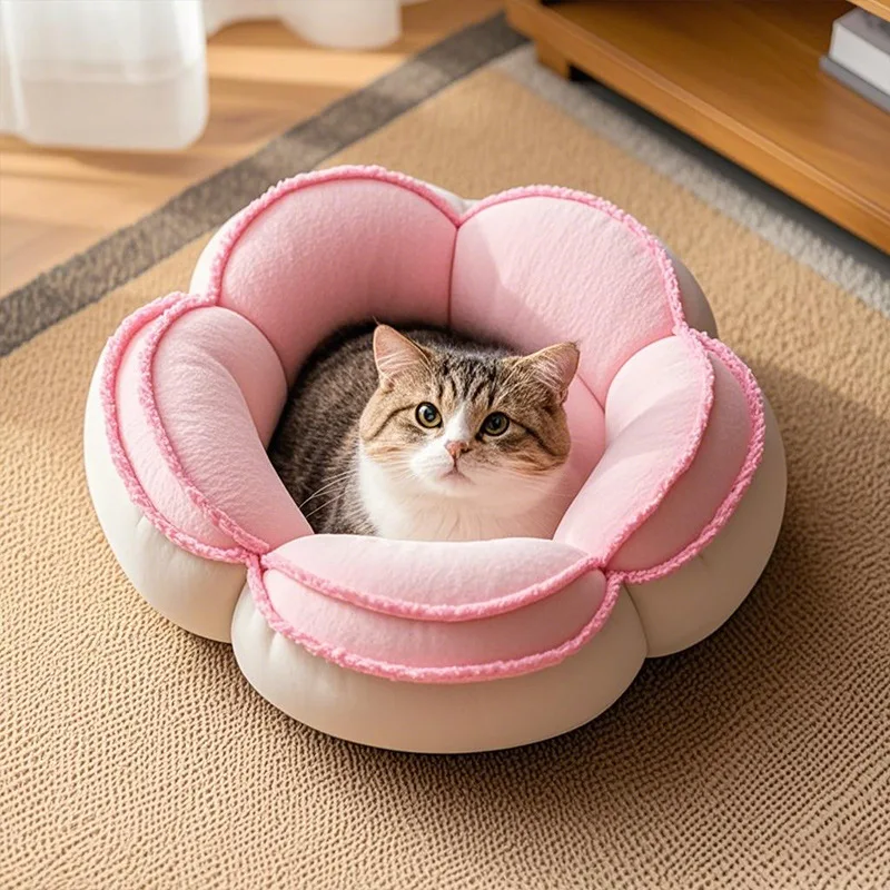 

Cherry Blossom Cat Nest Removable Additional Purchase Pet Nest Small Dog Nest Pet Bed Warm Closed Cat Nest Wholesale