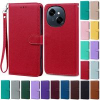 For Tecno Spark go 1 Case Flip Leather Wallet Cover For Tecno Spark Go 1 Case Soft Silicone Book Cover Magnetic Coque Fundas