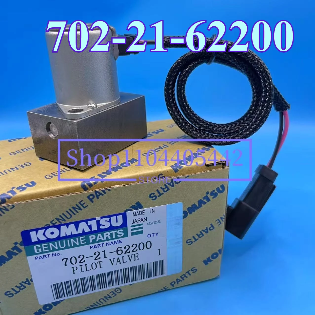 

Excavator Parts PC200-7 PC220-7 PC200-8 Hydraulic Solenoid Valves 702-21-62200 Pilot valve For Komatsu PC300-7 PC360-7 PC400-7/8