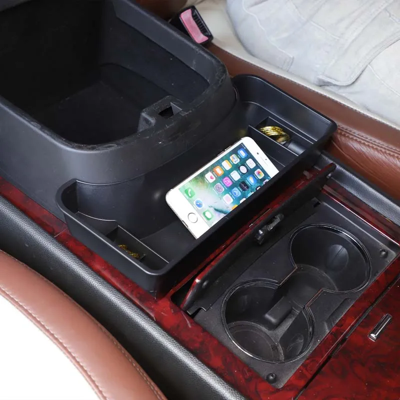 

For Cadillac Escalade 2007-2014 Armrest Box Front Storage Box Armrest Box Storage Box Storage Box Accessories ABS Auto Parts