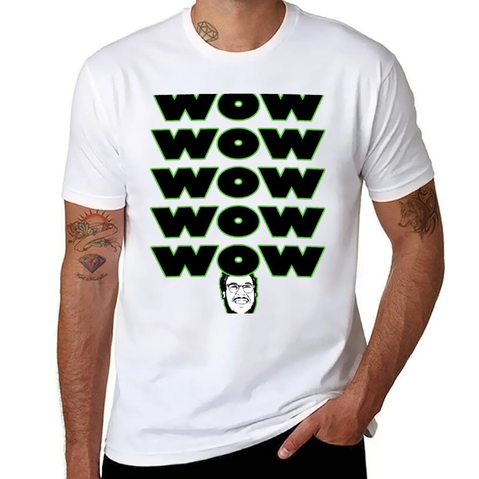 

WOW WOW WOW T-Shirt t shirt for man man tshirt T-Shirt