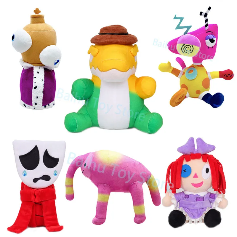 

2024 Amazing Digital Circus Plush Circus Digital Stuffed Doll Cute Ragatha/Gangle/Kinger/Zooble Plushie Pillow Toy Kids Gift