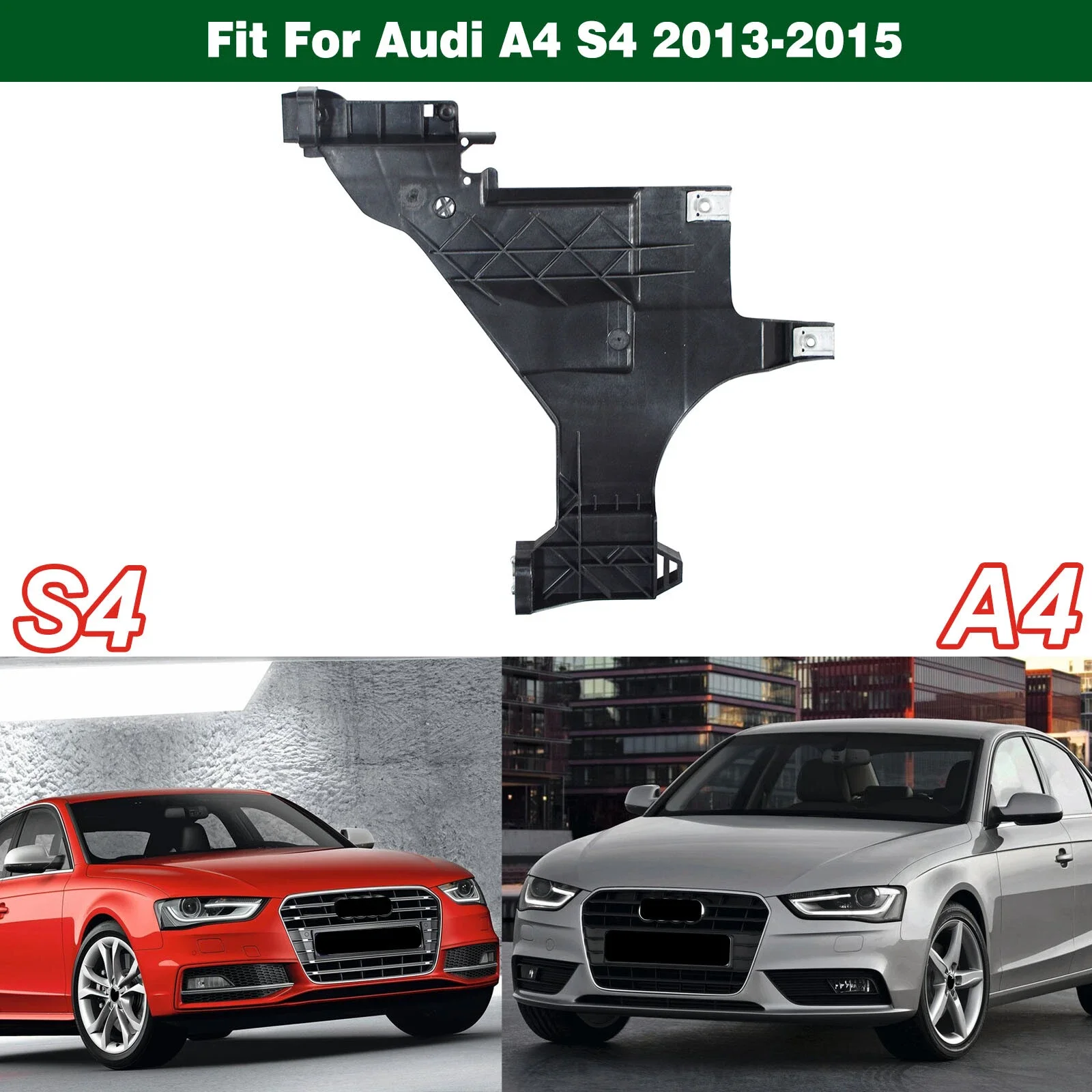 For Audi A4 2013-2015 B8.5 Allroad A5 2012-2016 RS4 2013-2016 Car Headlight Mount Retainer Plate Bracket 8T0941453D 8T0941454D