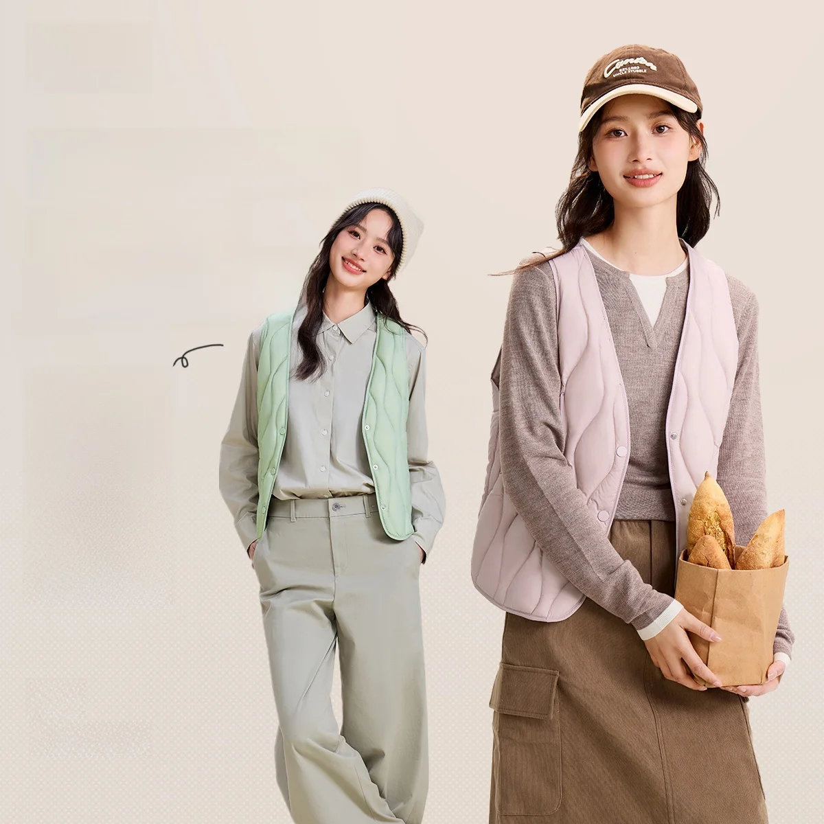 

Весна 2026: Женский пуховый жилет с V-образным вырезом, модный, легкий, теплый, для ношения под одеждой, для активного отдыха и поездок на работу, из нейлоновой ткани.