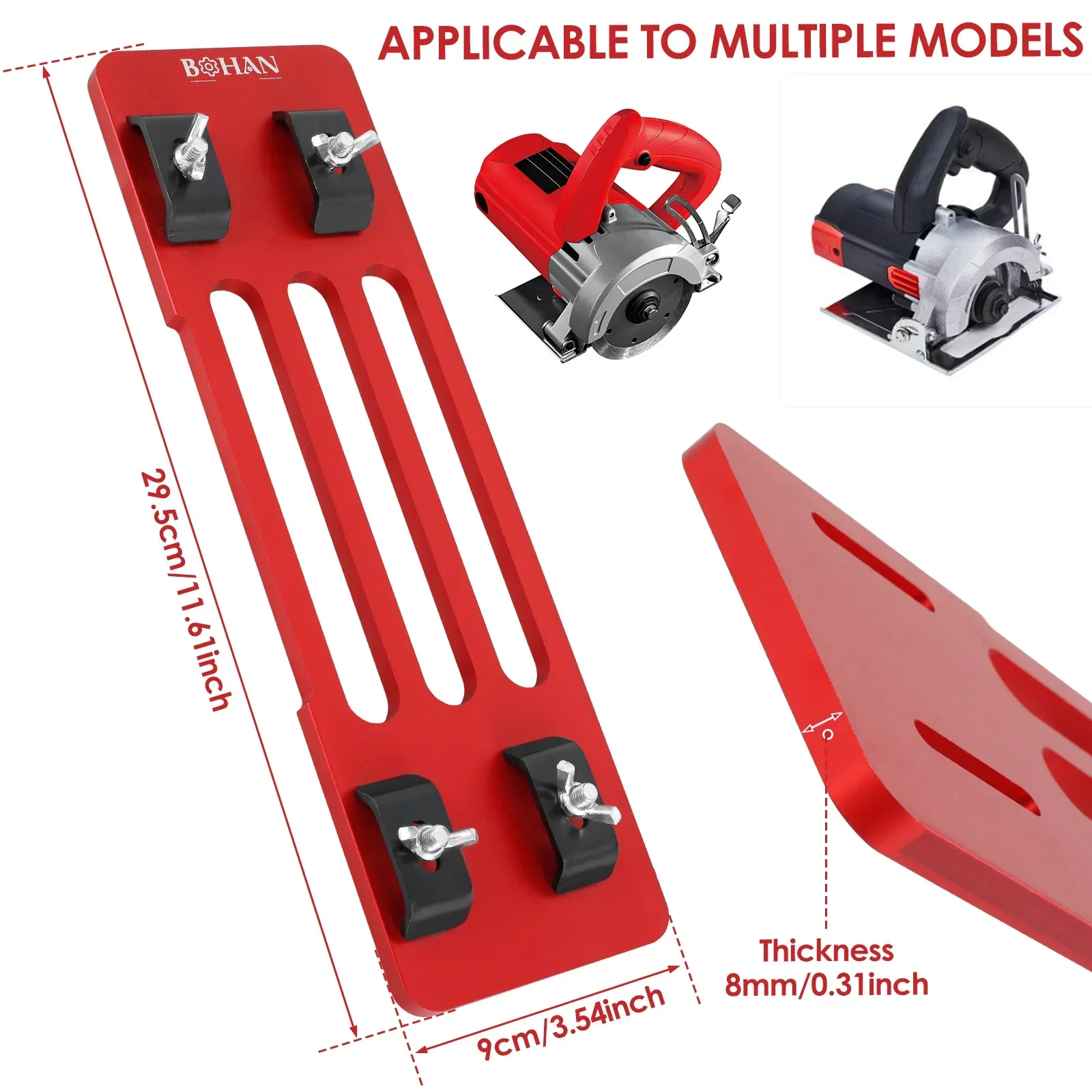 Cutting Machine Base Plate Electric Circular Saw Flip Cover Plate Flip-Floor Table Adjustable Cutter Machine Positioning Plate