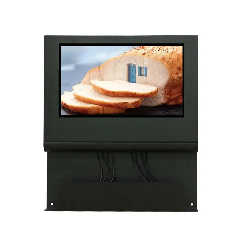 New Wall Mounted Advertising Charging All In One Display with Type-c Cables