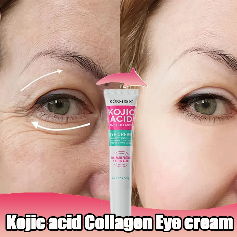 

20g Kojic Acid Collagen Eye Cream Anti- Wrinkle Fades Fine Line Nourishing Repairing Lifting Moisturizing Eye Skin Care Beauty