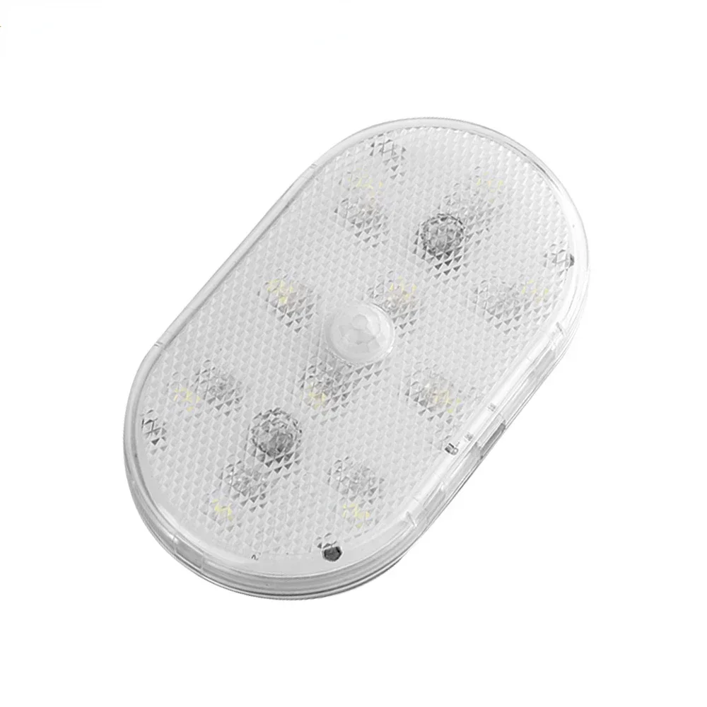 Motion Sensor Led Light USB Rechargeable Automatic Induction Sensing Light Wireless Foot Lamp for Car Trunk Door