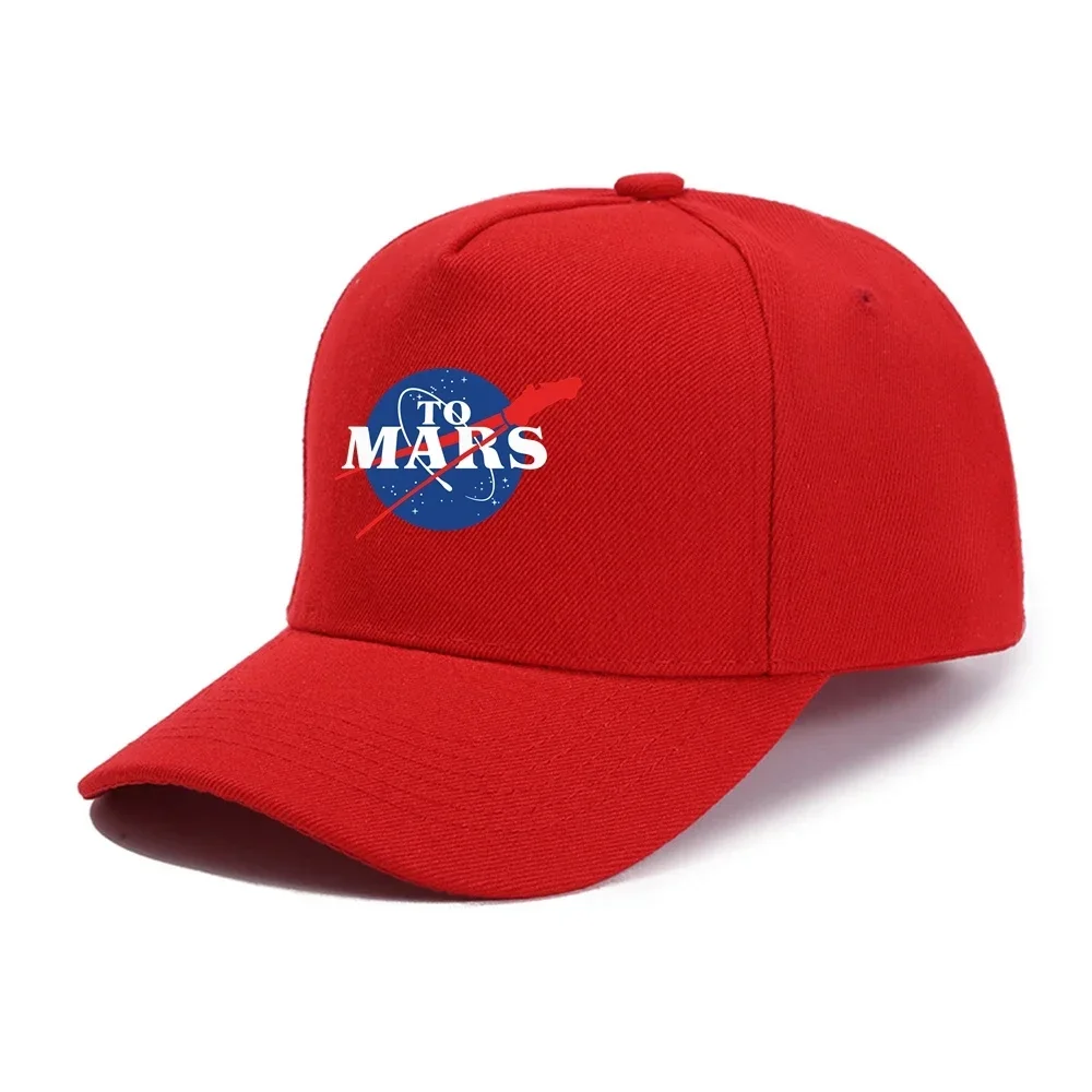 Mars SpaceX Baseball Cap Space X Logo Hip Hop Boy Hats Sun Caps Adjustable Breathable Nasas Outdoor Travel Kids Hats