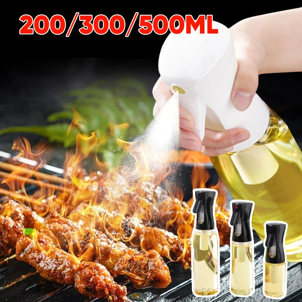 200/300/500ML Spray for Olive Oil Spray Oil Sprayer Kitchen Nebulizer Dispenser BBQ Cooking Olive Diffuser Airfryer Oil Sprayer