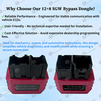 SGW Bypass Dongle - 8+12 Pin FCA SGM Adapter | Compatible with 2018+ Chrysler, Dodge, Jeep, RAM, Fiat, Alfa Romeo