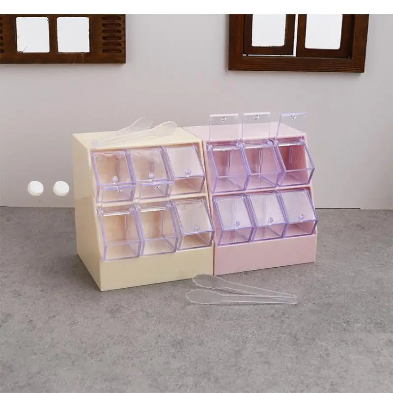 Dollhouse Simulation Candy Display Rack Drawer Cabinet Model Dollhouse Furniture Decoration Mini Supermarket Scene Ornament - view 4