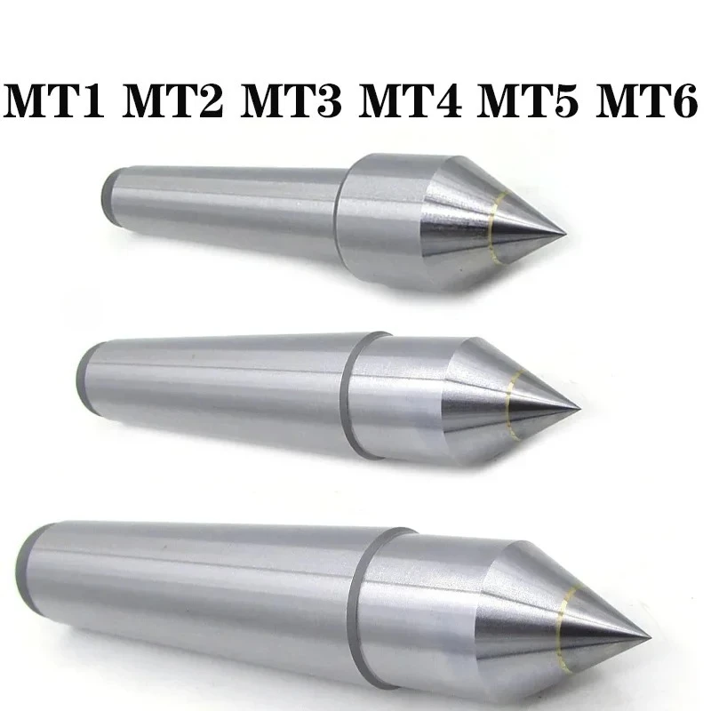 Torno Morse de aleación de centro de fijación, dedal trasero CNC, punta de carburo, troquel, dedal fijo, MT1, MT2, MT3, MT4, MT5, MT6