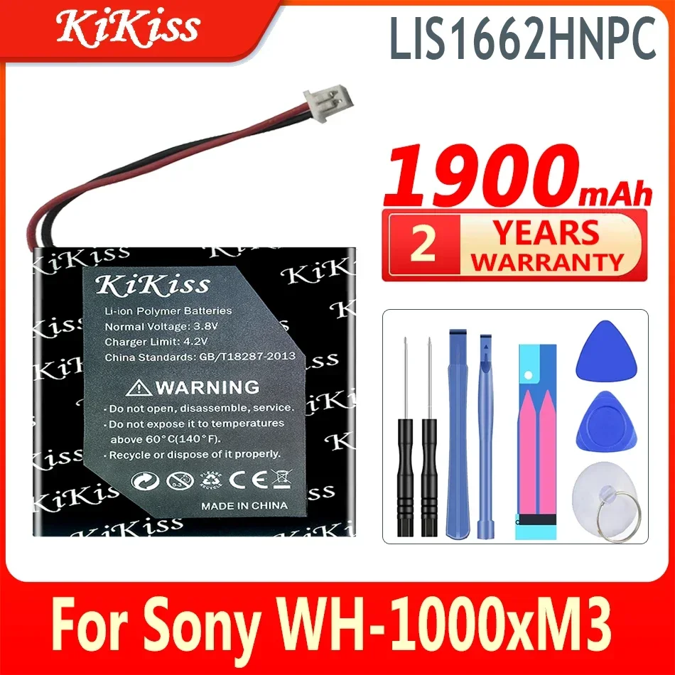 

KiKiss 1800mAh SP 624038 LIS1662HNPC Battery for Sony WH-1000xM3 WH-1000MX4 WH-CH710N/B WH-XB900 WH-XB900N WH-XB910 WH-XB910N