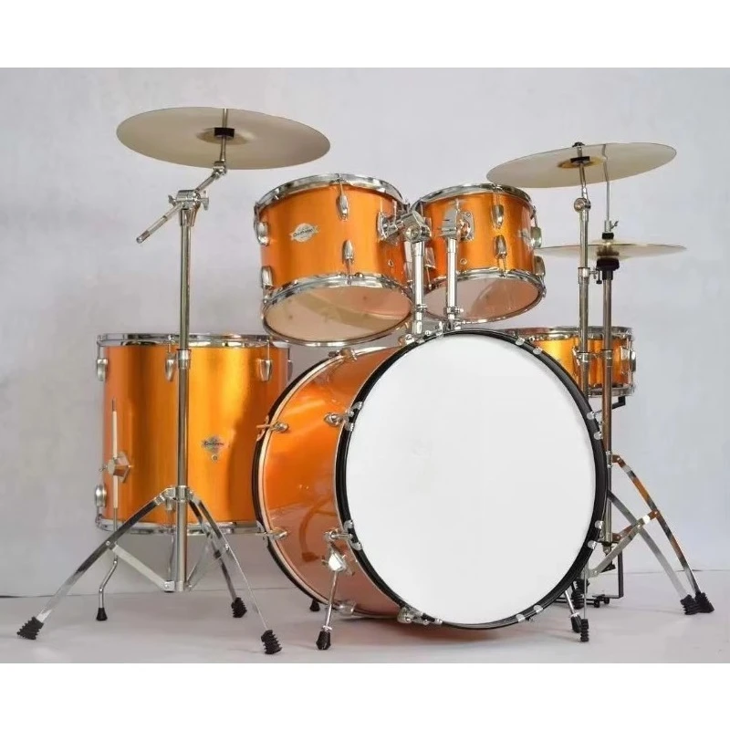 Hot Sale 5 Drums 3 Cymbals Acoustic Drum Set Beginner Drum Set