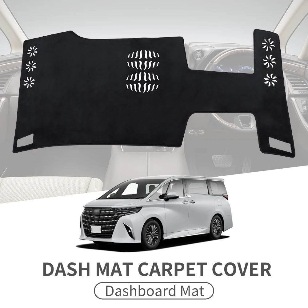 for Toyota Alphard Vellfire AH40 40 Series 2022 2023 2024 Car Dashboard Mat Sunshade Protective Carpet Dash Mat Dashmat