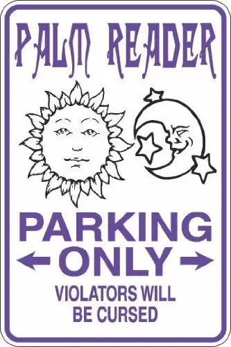 StickerPirate Reader Parking Only  Metal Novelty Sign Aluminum S356-aluminum