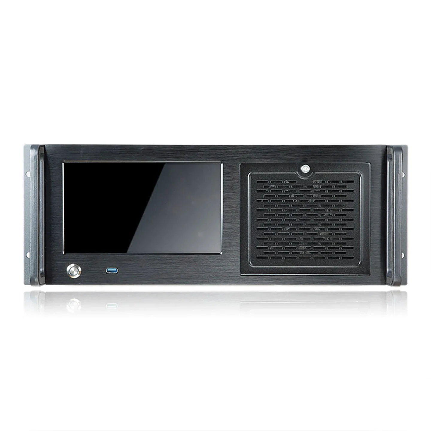 9 Inch Touchscreen 4U Rack Mount IPC Chassis Integrated LCD Display Industrial Server Workstation Case