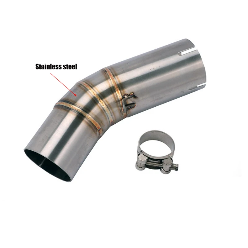 Motorradauspuff Mittelverbindungsrohr Slip On für Ducati 959 Panigale 60 mm Escape Edelstahl-Schalldämpfer