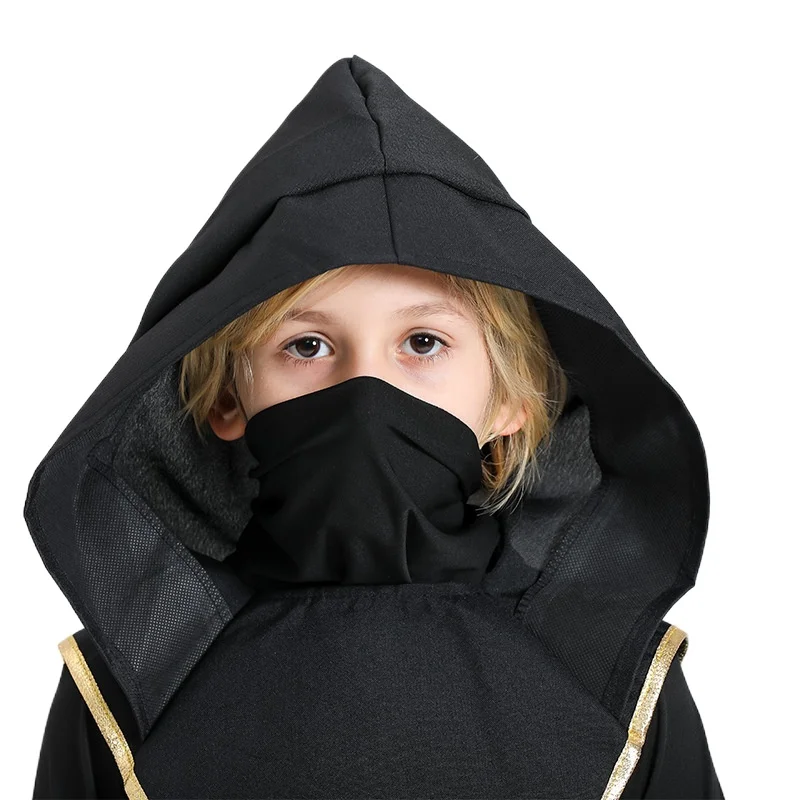 Jongen Ninja Anime Kostuum Kids Warrior Kostuums Kinderen Superheld Cosplay Jumpsuit Halloween Carnaval Pak Voor 4-12 Jaar Oud