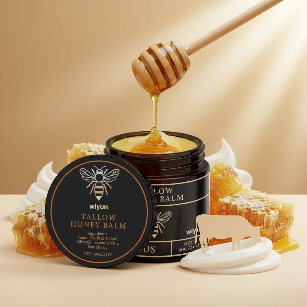 Crema hidratante de miel de Tallow de ternera, loción hidratante nutritiva coreana para el cuidado de la piel, blanqueadora, reafirmante, loción hidratante para el cuerpo y la cara