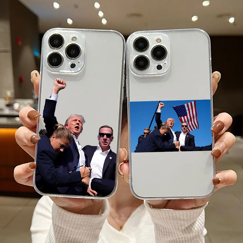 Salute Donald Trump 2024 Ace Phone Case For Xiaomi Redmi Note 13 12 12S 11 10 9 9s 9T 8 A1 A2 A3 K40 Pro Plus 4G 5G Cover