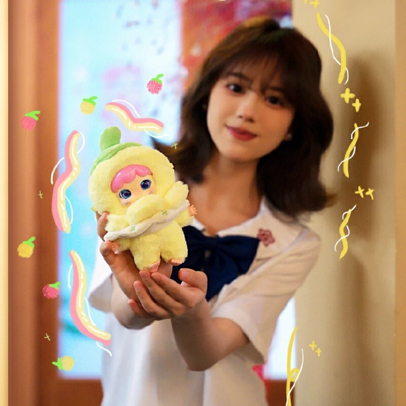 

Детские три натуральных маленьких сладких зубов, серия весенних обещаний, плюшевая глухая коробка, милая виниловая кукла, сумка, декоративная подвеска, подарок для девочки