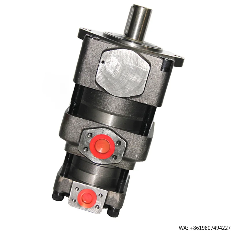 NBL5/4-D125/40F3EWN Excavator Gear Pump Aluminium Alloy + Cast Iron 1/4 Inch Connection 125/40 Displacement 18-21Mpa Pressure