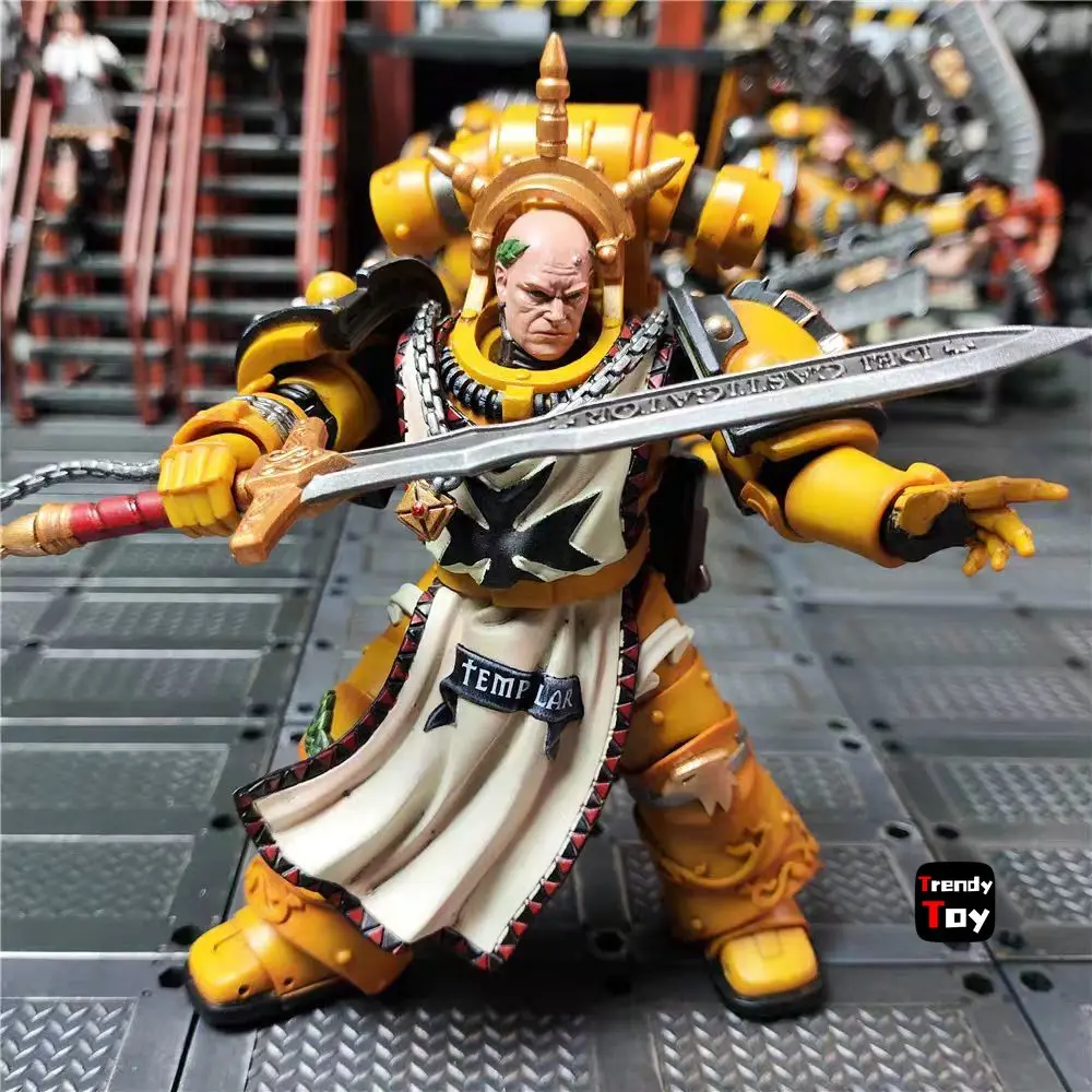 【JOYTOY】워해머 40K 임페리얼 피스트 시지스먼드 제일대장 1/18 액션 피규어 장난감 애니메이션 피규어