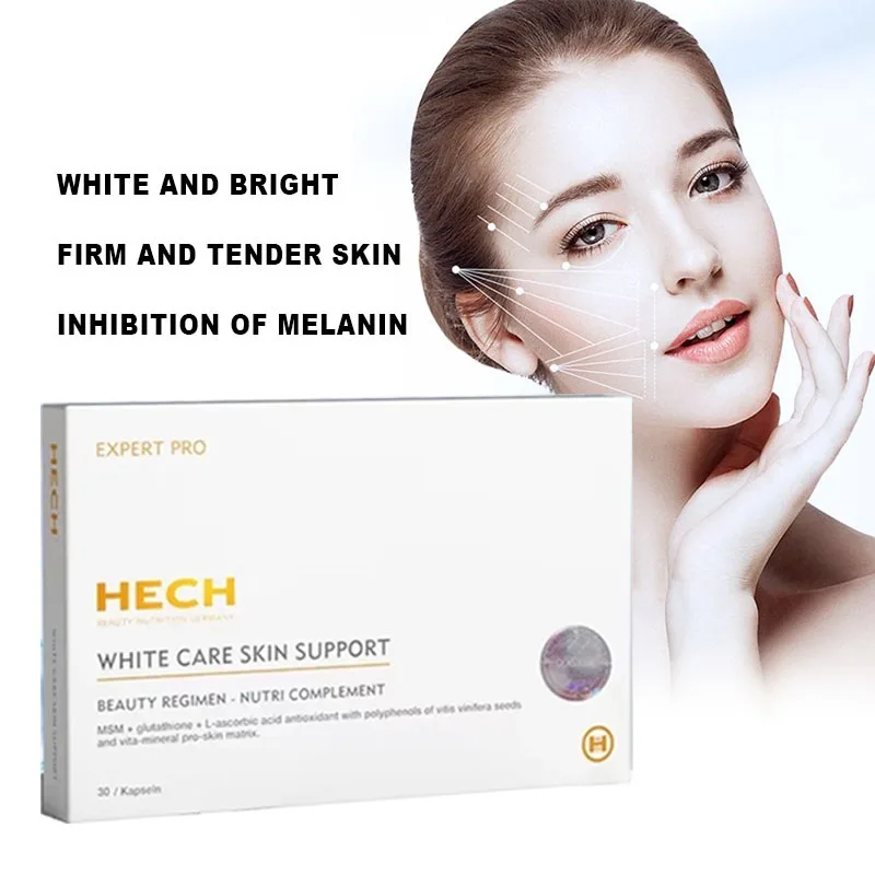 

Glutathione MSM Brighten skin tone, whiten body, Antioxidant, fade melanin, fine lines, anti-aging, whitening 30 pcs / box