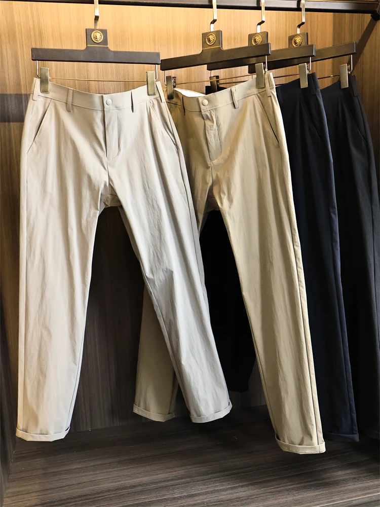 

Мужские повседневные брюки из прямых брюк Cool Sensation с травяным ароматом, весна-лето Faion Urban Sle, повседневная одежда