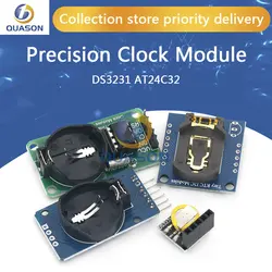 DS3231 AT24C32 IIC Module Precision Clock Module DS3231SN Memory module DS3231 mini module Real Time 3.3V/5V For  Pi